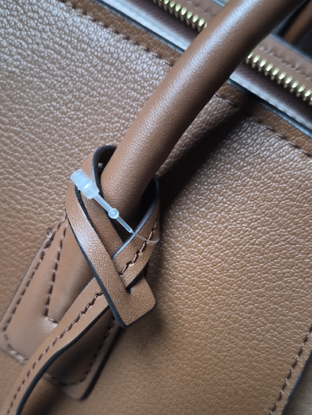 MICHAEL Michael Kors Avril Leather Top-Zip Satchel Extra Large Tode - Picture 5 of 16